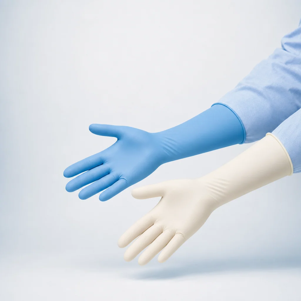 Powder-free nitrile and latex examination gloves, PharmShield
