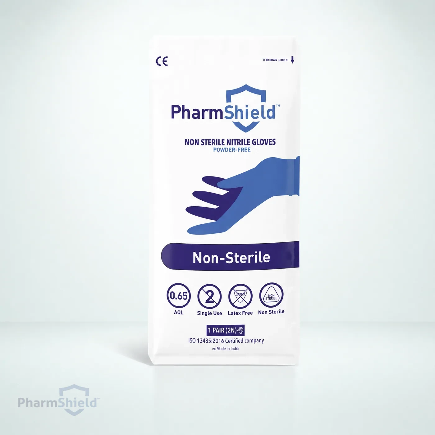 PharmShield Nitrile — Individually Packed Non-Sterile