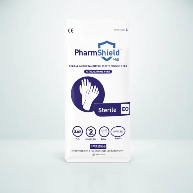 PharmShield Pro Latex — Nitrosamine-Controlled — sterile surgical gloves