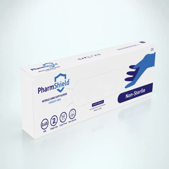 PharmShield Nitrile — Dispenser Box — powder-free nitrile gloves