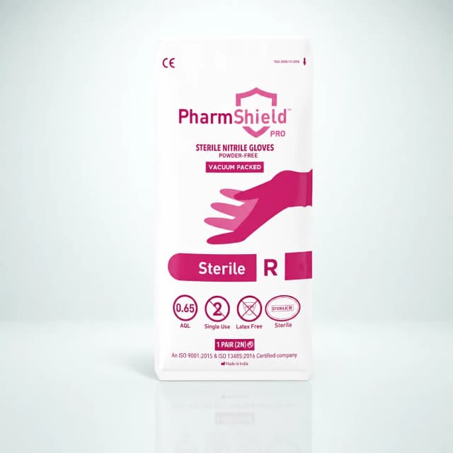 PharmShield Pro Nitrile — Vacuum Packed — powder-free nitrile gloves